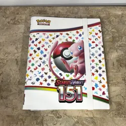 Pokemon 151 Binders 9-Pocket Pages Scarlet Violet Card Album Folder - Image 1