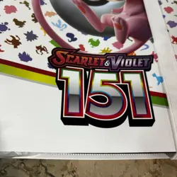 Pokemon 151 Binders 9-Pocket Pages Scarlet Violet Card Album Folder - Image 2