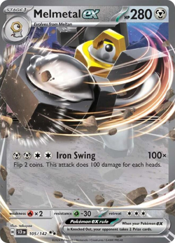 Melmetal ex - 105/142 - Double Rare - Stellar Crown - NM/M - SCR - Image 3