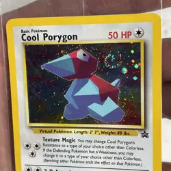Pokemon Cool Porygon SWIRL 🍥 Pokemon Black Star Promo #15 SEALED Vintage NM/MT - Image 3