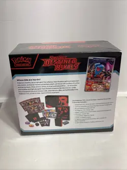 Pokemon Destin Rivals Elite Trainer Box Sealed 🩹 With Small Dent And Tare - Image 4