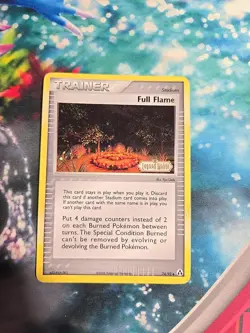 Full Flame (Reverse Holo) 74/92 EX Legend Maker (DMG) Pokemon TCG - Image 1