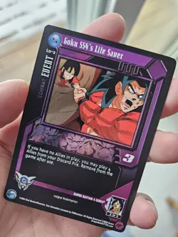Goku SS4's Life Saver L0-2 Dragonball GT Card SCORE TCG - Image 1