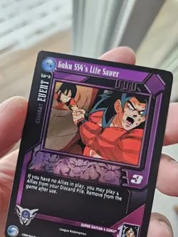 Goku SS4's Life Saver L0-2 Dragonball GT Card SCORE TCG - Image 2
