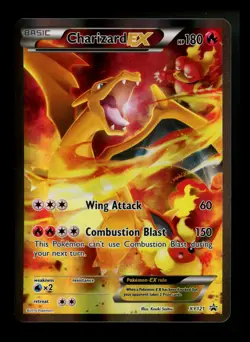 Charizard EX XY121 Black Star Promo 2016 Full Art Holo Rare Pokemon Card TCG - Image 1