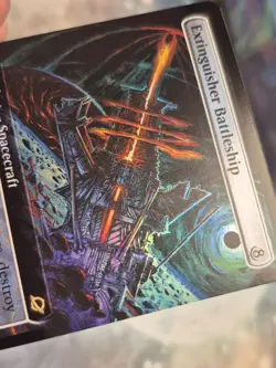 FOIL R 0355 Extinguisher Battleship EXTENDED ART Edge of Eternities MTG Card - Image 3