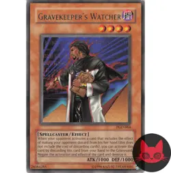 Yugioh Gravekeeper's Watcher PGD-064 Rare LP - Image 1