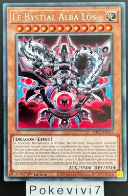 Carte YU-GI-OH! LE BYSTIAL ALBA LOS MP23-FR161 R NEUF - Image 1