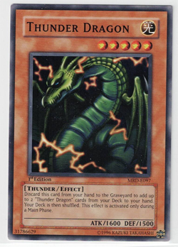 Donnerdrache Thunder Dragon - MRD-E097 - 1st Edition - EX - YuGiOh - Image 1
