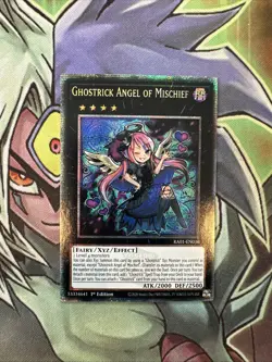 RA01-EN036 Ghostrick Angel Of Mischief Quarter Century Secret 1st Ed NM Yugioh - Image 1