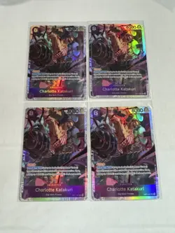 Charlotte Katakuri SR OP11-067 A Fist of Divine Speed English x4 PLAYSET - Image 1