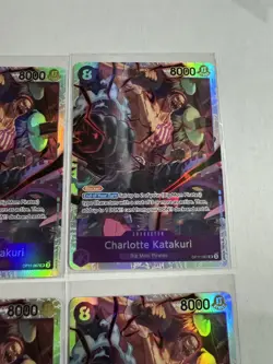 Charlotte Katakuri SR OP11-067 A Fist of Divine Speed English x4 PLAYSET - Image 3