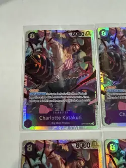 Charlotte Katakuri SR OP11-067 A Fist of Divine Speed English x4 PLAYSET - Image 4
