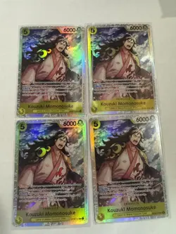 4x Kouzuki Momonosuke Playset - OP06-107 - PRB02 Reprint - One Piece TCG English - Image 1