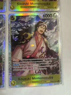 4x Kouzuki Momonosuke Playset - OP06-107 - PRB02 Reprint - One Piece TCG English - Image 2