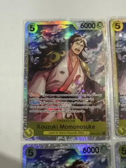 4x Kouzuki Momonosuke Playset - OP06-107 - PRB02 Reprint - One Piece TCG English - Image 3