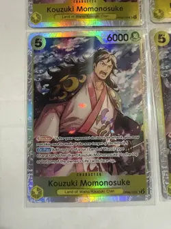 4x Kouzuki Momonosuke Playset - OP06-107 - PRB02 Reprint - One Piece TCG English - Image 4