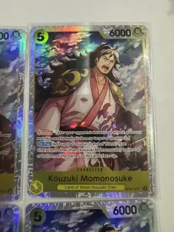 4x Kouzuki Momonosuke Playset - OP06-107 - PRB02 Reprint - One Piece TCG English - Image 5