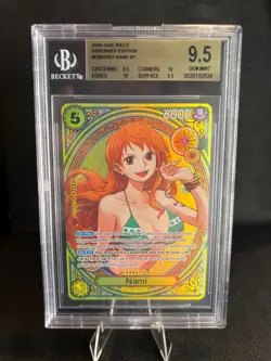 2026 One Piece EB03 Heroines Edition: SP Alt Art EN #053 Nami BGS 9.5 Gem Mint - Image 1