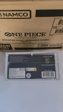 One Piece TCG OP-01 BLUE BOTTOM Romance Dawn Booster Box with Display Case - Image 5