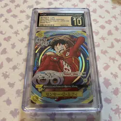 One Piece Monkey D. Luffy OP07-109 Day'24 Super Rare CGC Pristine 10 Japanese - Image 1