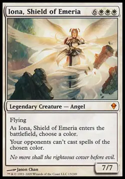 Iona, Shield of Emeria - Medium Play MTG Zendikar - Image 1