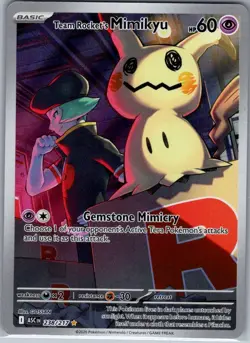 Team Rocket's Mimikyu 238/217 ME: Ascended Heroes - Pokemon Card - NM - Image 1