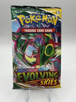 Pokemon Evolving Skies Booster Pack 10 Cards Pack New Sealed Official Pkmn TCG - Image 1