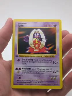 Jynx 1st edition Shadowless 31/102 Pokemon Card - Image 1