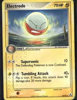 Electrode Uncommon Legend Maker 32/92 Lightning Pokemon Card - Image 1