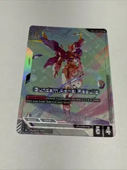 Gundam Aerial Rebuild GD01-067 LR+ FOIL Newtype Rising Gundam Card Game - Image 1
