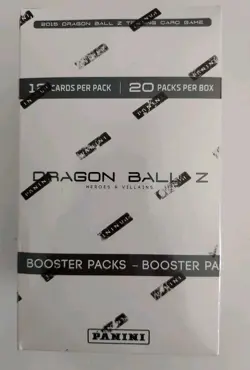 Dragon Ball Z Heroes & Villains TCG Game Booster Card Box 20ct - Image 1