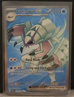 Pokemon TCG Card Golisopod ex 221/182 S&V Paradox Rift Secret Rare Full Art NM - Image 1