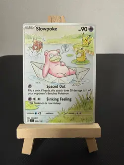Slowpoke, Pikachu, Psyduck Pokemon Card CUSTOM - Image 1