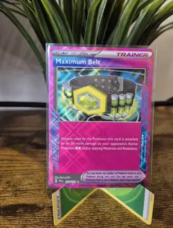 Maximum Belt 117/131 Ace Spec Prismatic Evolutions Pokemon Card M/NM - Image 1