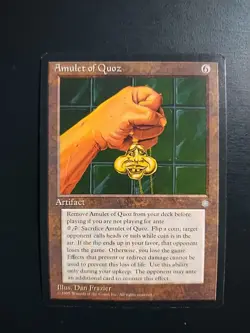Amulet of Quoz LP x1 Ice Age MTG Magic the Gathering 1x - Image 1