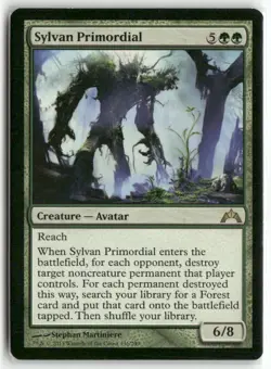 Sylvan Primordial 136 Rare Gatecrash Magic: The Gathering Lightly Played - Image 1