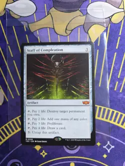 Staff of Compleation - Commander: Tarkir Dragonstorm - Near Mint - MTG - English - Image 1