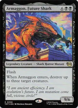 Armaggon, Future Shark R Teenage Mutant Ninja Turtles 58 NM FOIL - Image 1