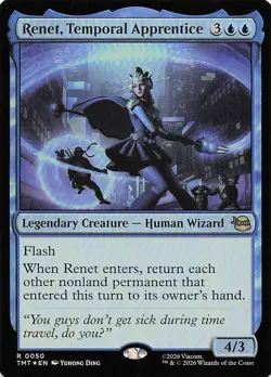 Renet, Temporal Apprentice R Teenage Mutant Ninja Turtles 50 NM FOIL - Image 1