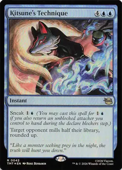 Kitsune's Technique R Teenage Mutant Ninja Turtles 42 NM FOIL - Image 1