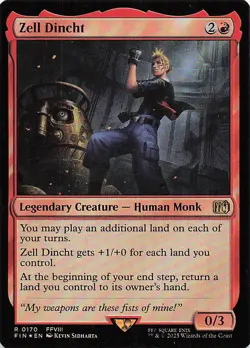 Zell Dincht R FINAL FANTASY 170 NM Foil - Image 1
