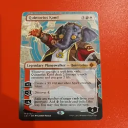 MTG Quintorius Kand, Showcase Borderless - Lost Caverns Of Ixalan Mythic 307 - Image 1