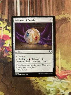Talisman of Creativity #979 Commander Masters Regular Uncommon NM - Image 1