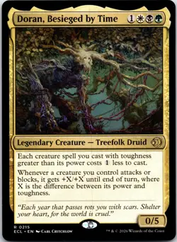 Doran, Besieged by Time 215 Rare Lorwyn Eclipsed Magic: The Gathering Near Mint - Image 1