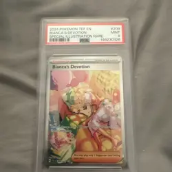 Bianca’s Devotion 209 PSA 9 2024 Pokemon TEF EN Special Illustration Rare - Image 1