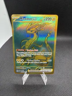 Miraidon ex 243/091 Paldean Fates Full Art Gold Hyper Rare Pokemon TCG - Image 1