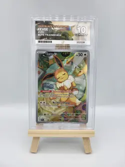 Pokemon Eevee Black Star Promo ETB #173 Ace Graded 10 - Image 1