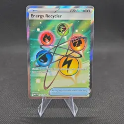 Pokemon Energy Recycler POR 108/098 Trainer Item Full Art Holo - Image 1