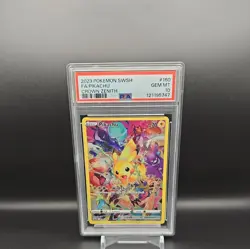 2023 POKEMON SWORD & SHIELD CROWN ZENITH #160 FULL ART/PIKACHU PSA 10 #160 - Image 1